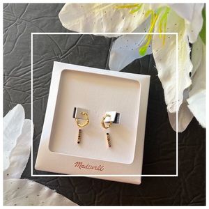 Madewell Colorful Pavé Earrings set